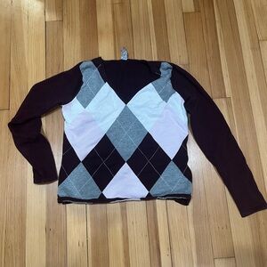 Argyle sweater